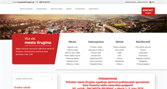 Desktop Screenshot of portal.krupina.sk